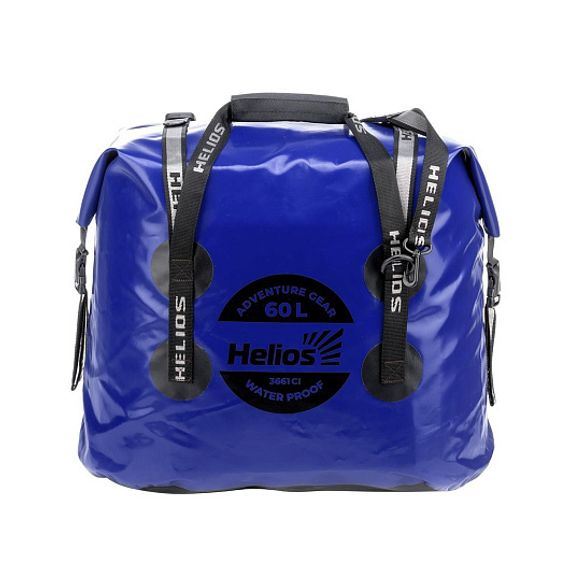 Гермосумка 60л (ПВХ, синий/черный) (HS-GS-60-BB) Helios