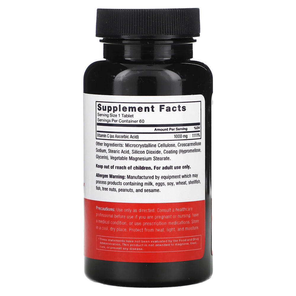 Force Factor, витамин C, 1000 мг, 60 таблеток
