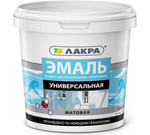 Эмаль акрил универсальная бел п/глянцевая 0,9кг Л-С