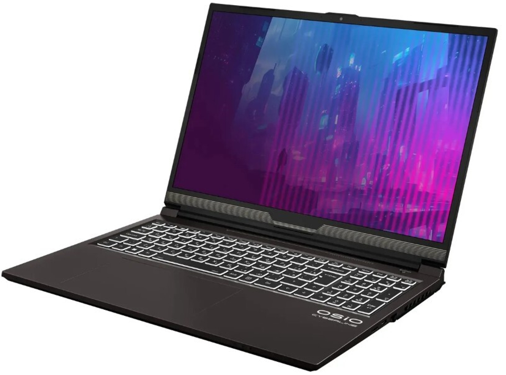 Ноутбук  OSIO CyberLine C160i-004 16 ", Core i7, 16 Гб RAM, 512 Гб SSD, GeForce RTX 4060, Коричневый