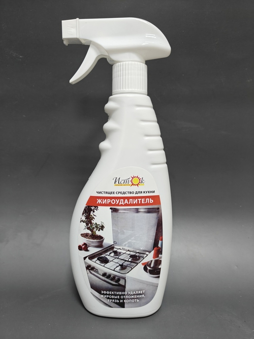 Чистящее средство для кухни ЖИРОУДАЛИТЕЛЬ ИСТОК, 500мл с распылителем, 12шт/кор