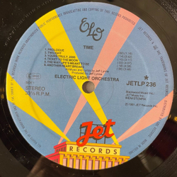 Винтажная виниловая пластинка LP ELO Electric Light Orchestra Time (Holland 1981)