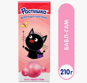 МОЛОЧНЫЙ КОКТЕЙЛЬ БАБЛ ГАМ 210ГР РАСТИШКА