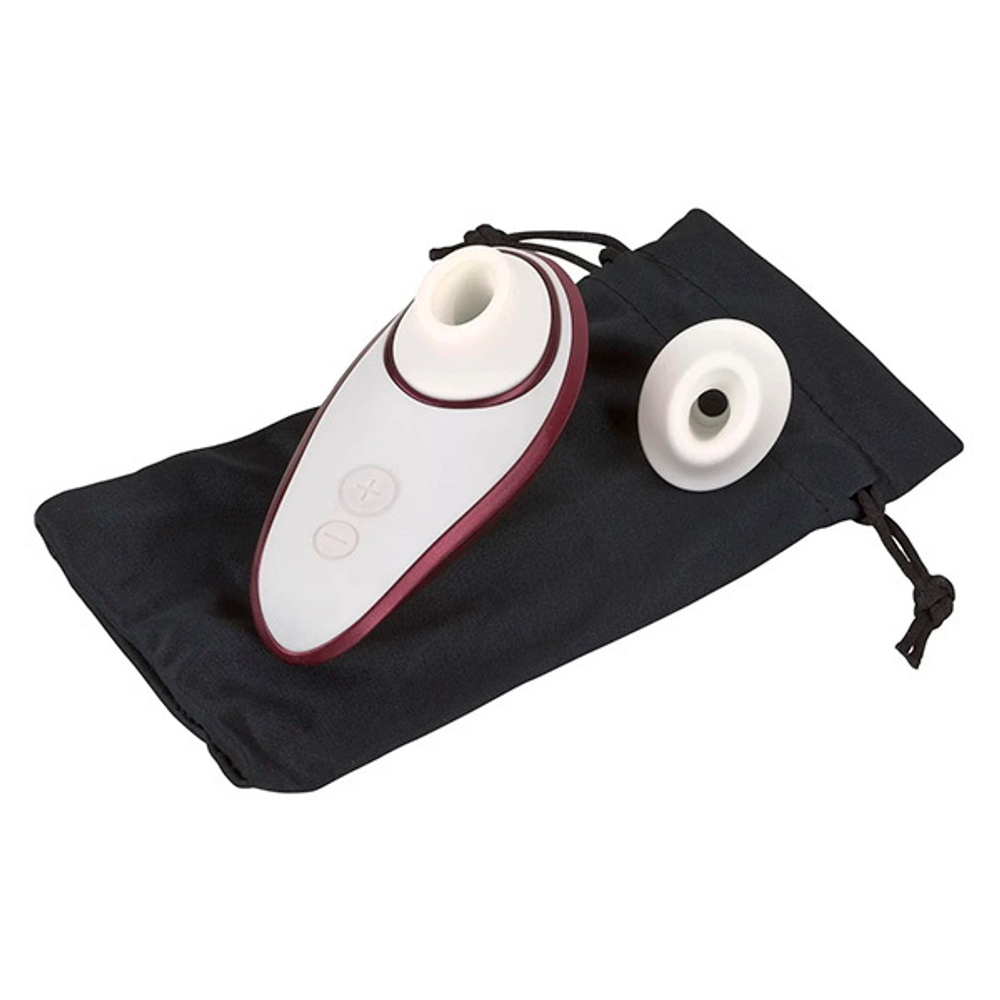 Красный бесконтактный клиторальный стимулятор 10,4см Womanizer Liberty Clitoral Stimulator Red Wine WZ11CL0200