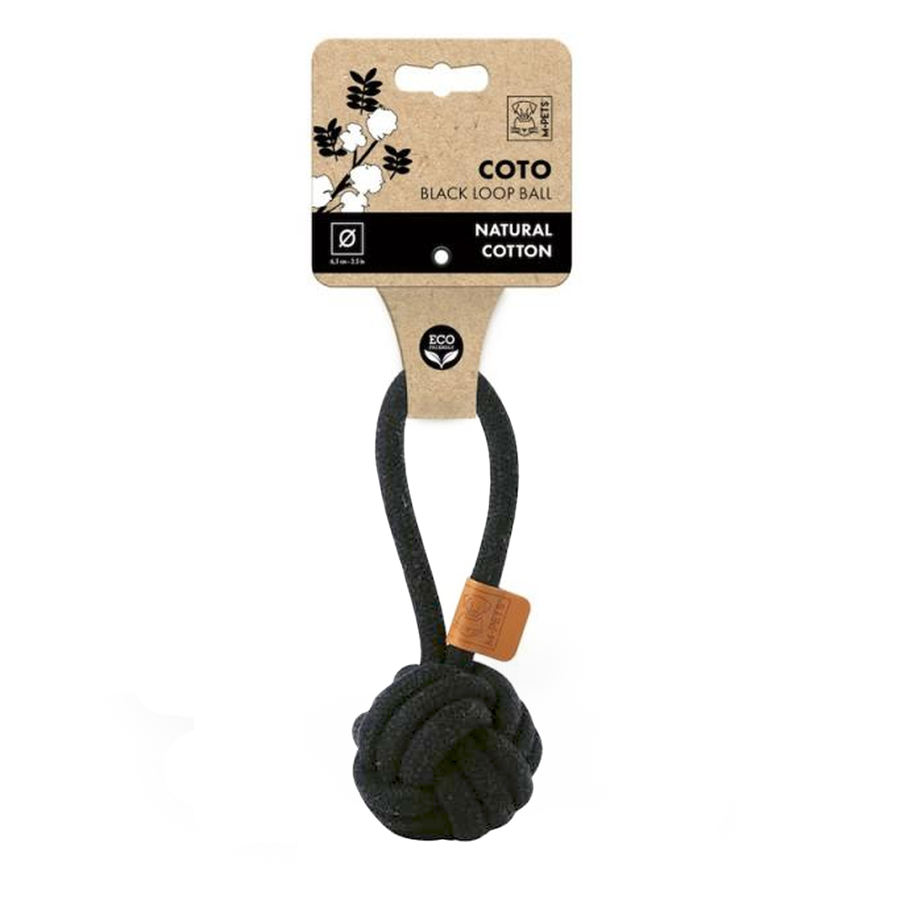 Игрушка для собак Мяч-петля COTO 6,5 см M-Pets