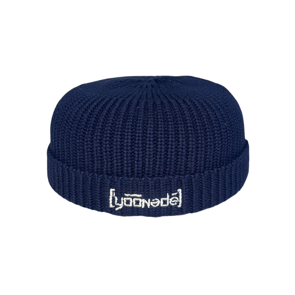 YOONEDE шапка Beanie Blue Emb