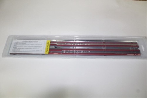 Накладка порога салона /2123 Шеви/ хром 4 шт (LIDER)