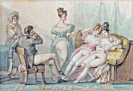 Paul Chenavard (1808–1895) - эротическое искусство французского художника