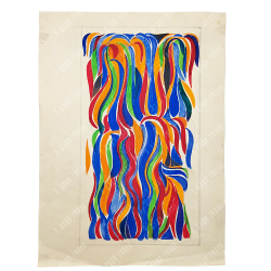 Штайнер Роберт (Robert Steiner). Абстракция: вода. Акрил. Австрия, 1980-е гг.