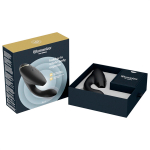 Черный вибратор 20,3см с вакуумным стимулятором Womanizer Duo 2 Black WZ142SG9