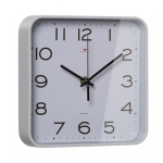 1918-007 Часы настенные квадрат 19х19см, корпус серый, "Классика"