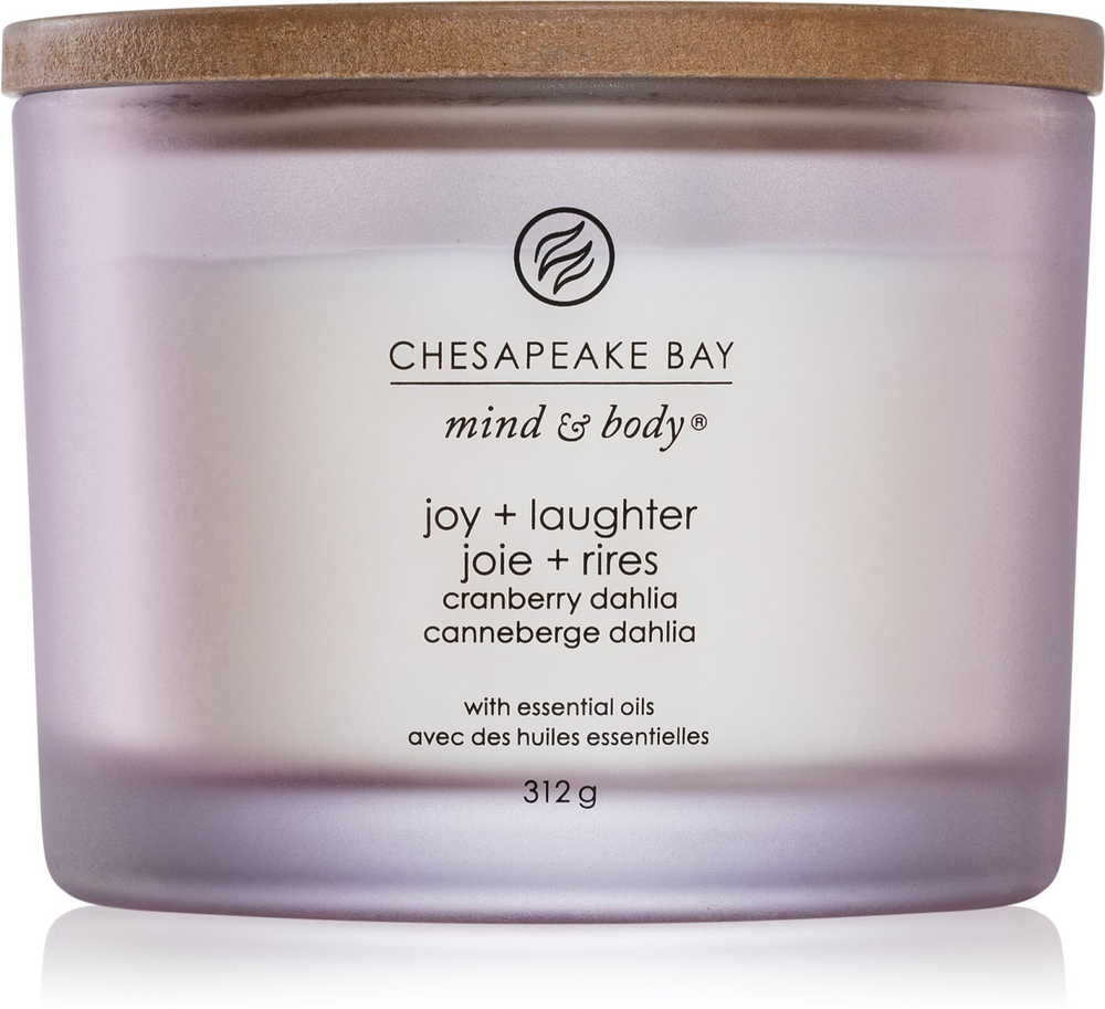 Chesapeake Bay Candle Mind & Body Joy & Laughter - ароматическая свеча И. /   312  g  / GTIN 5038581114514