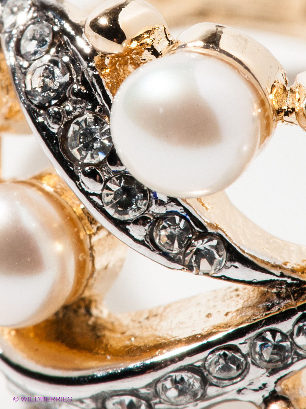 "Книра" кольцо в золотом покрытии из коллекции "Очарование" от Jenavi