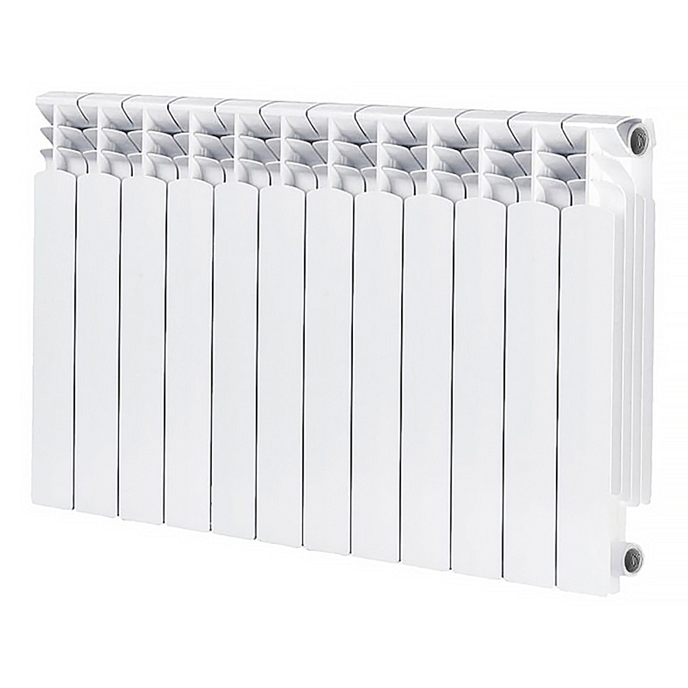 Радиатор биметаллический AZARIO BM500/100 12 секций, белый (BM500/100/12)