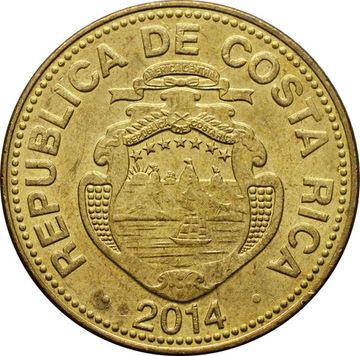100 колонов 2014 Коста-Рика