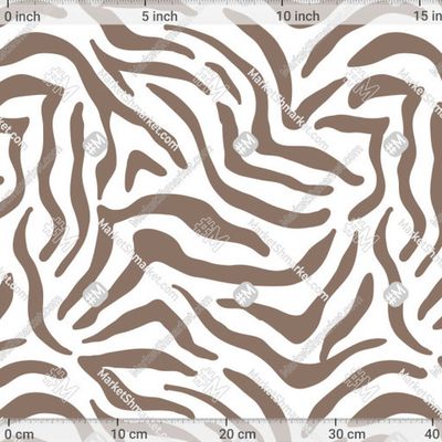 Полосатый Тигровый (зебра) принт by Arctica 390 DPI