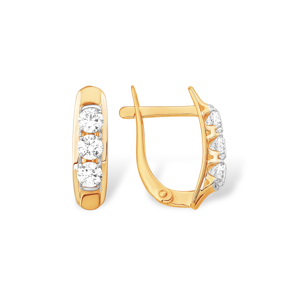 Серьги из золота 585 пробы