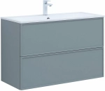 Тумба с раковиной Aquanet Арт 313277 100 мисти грин