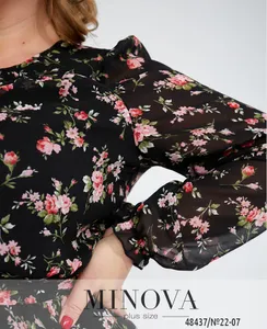 Платье 22-07-черный Minova