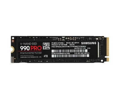 SSD-накопитель Samsung 990 PRO 4 ТБ (MZ-V9P4T0CW)