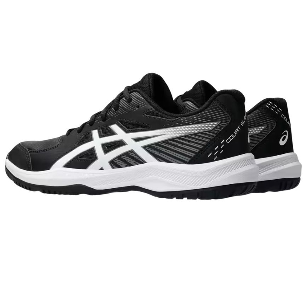 Мужские кроссовки теннисные Asics Court Slide 4 - black/white