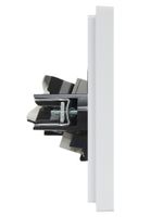 FORTE&PIANO Розетка двойная RJ11+RJ45 кат.5E FP235 белый IEK