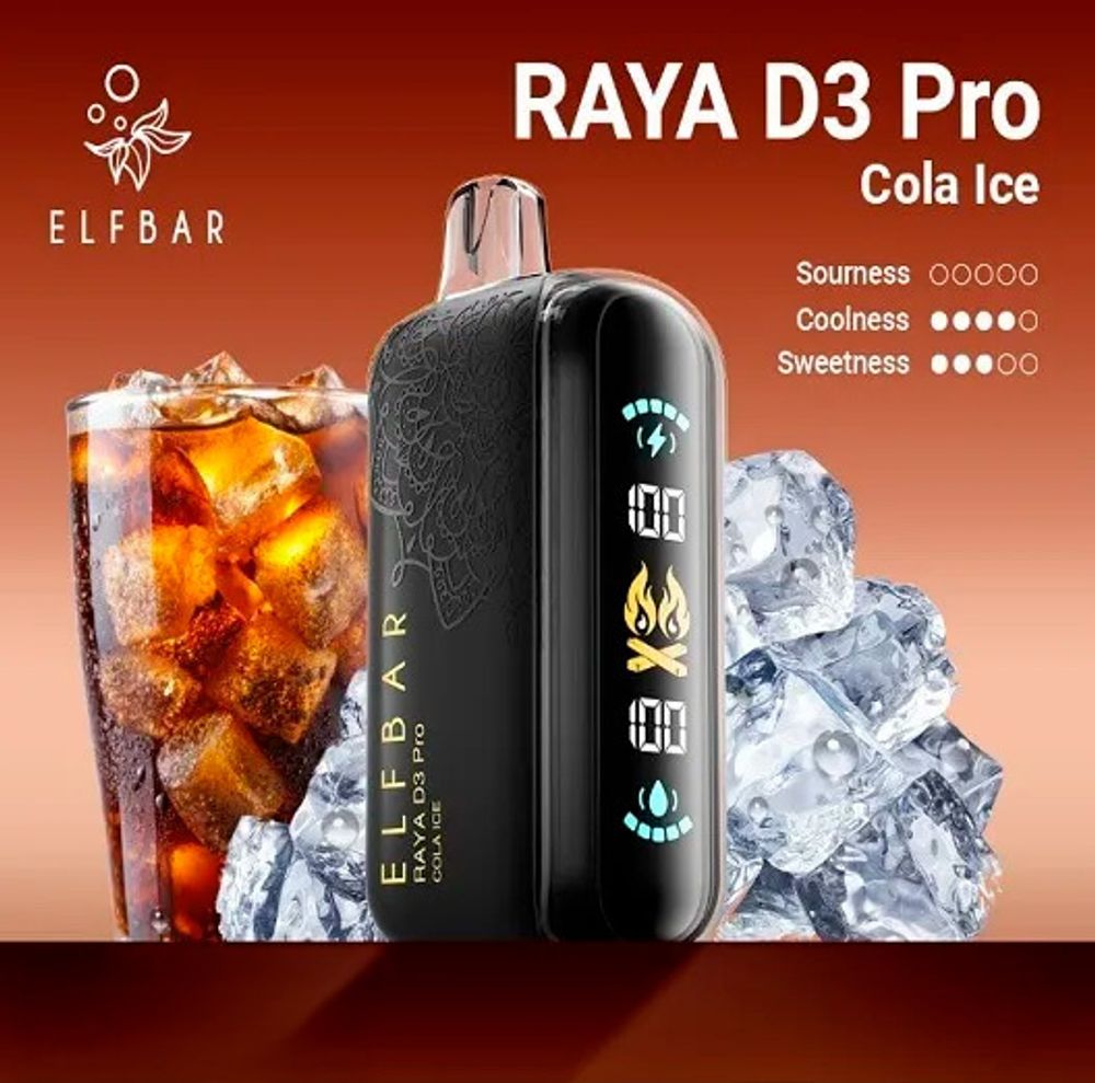 ELF BAR RAYA D3 Pro - Cola Ice (5% nic)