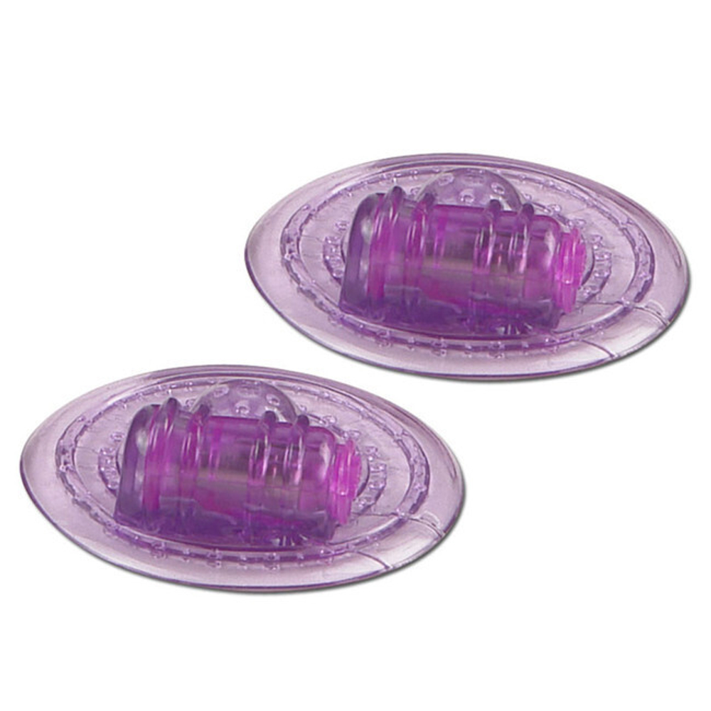 Вибро-накладка на соски Pleasure Cupz, фиолетовые (Цвет: фиолетовый)