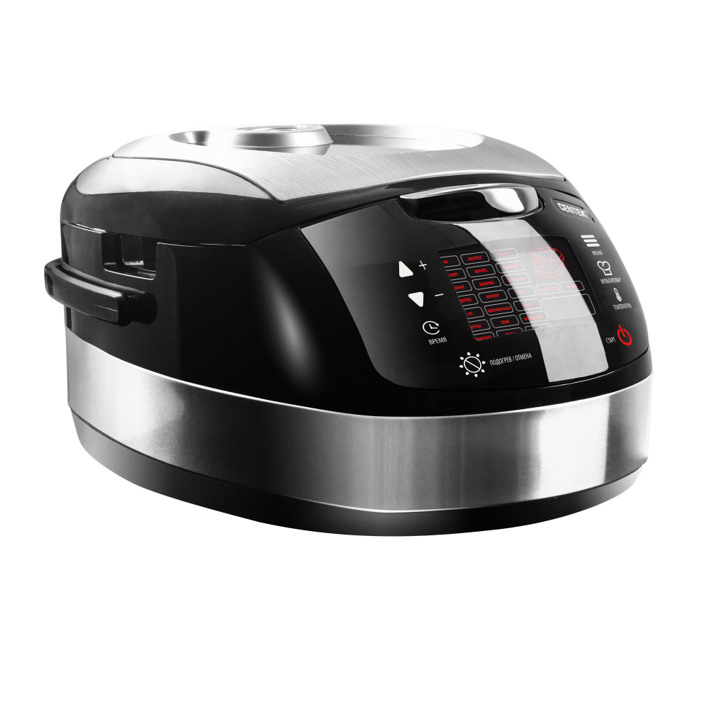 Мультиварка Centek-1472 Ceramic (черный/сталь)