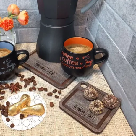 Подставка для горячего 18х18см ComposeEat ProFashion дуб мореный