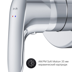 F8085000 Like, cмеситель д/ванны/душа встраиваемый, шт