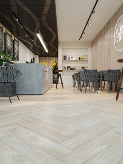 Ламинат SPC CronaFloor Herringbone Дуб Ницца