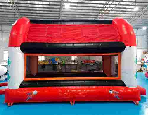 Детский надувной батут "Мячики" с крышей 5*3*3.5 м