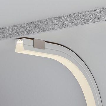 Профиль силиконовый гибкий 5м 040270 белый WPH-FLEX-1616-TOP-S11-5m WHITE Arlight