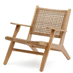 Кресло Grignoon, массив акации, ротанг