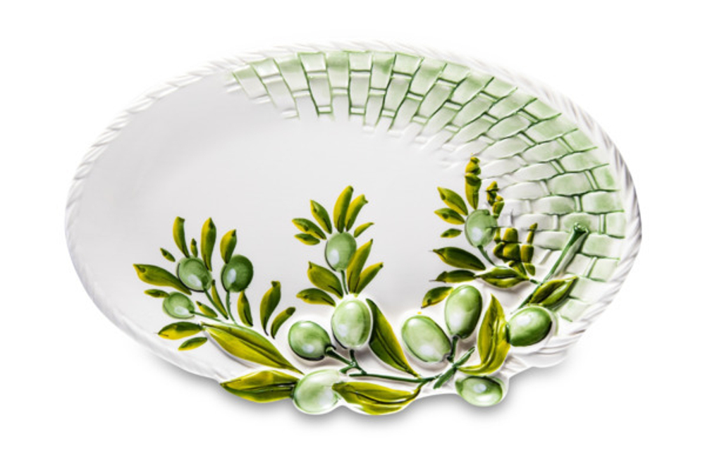 Блюдо 32х20х4см Edelweiss Оливки