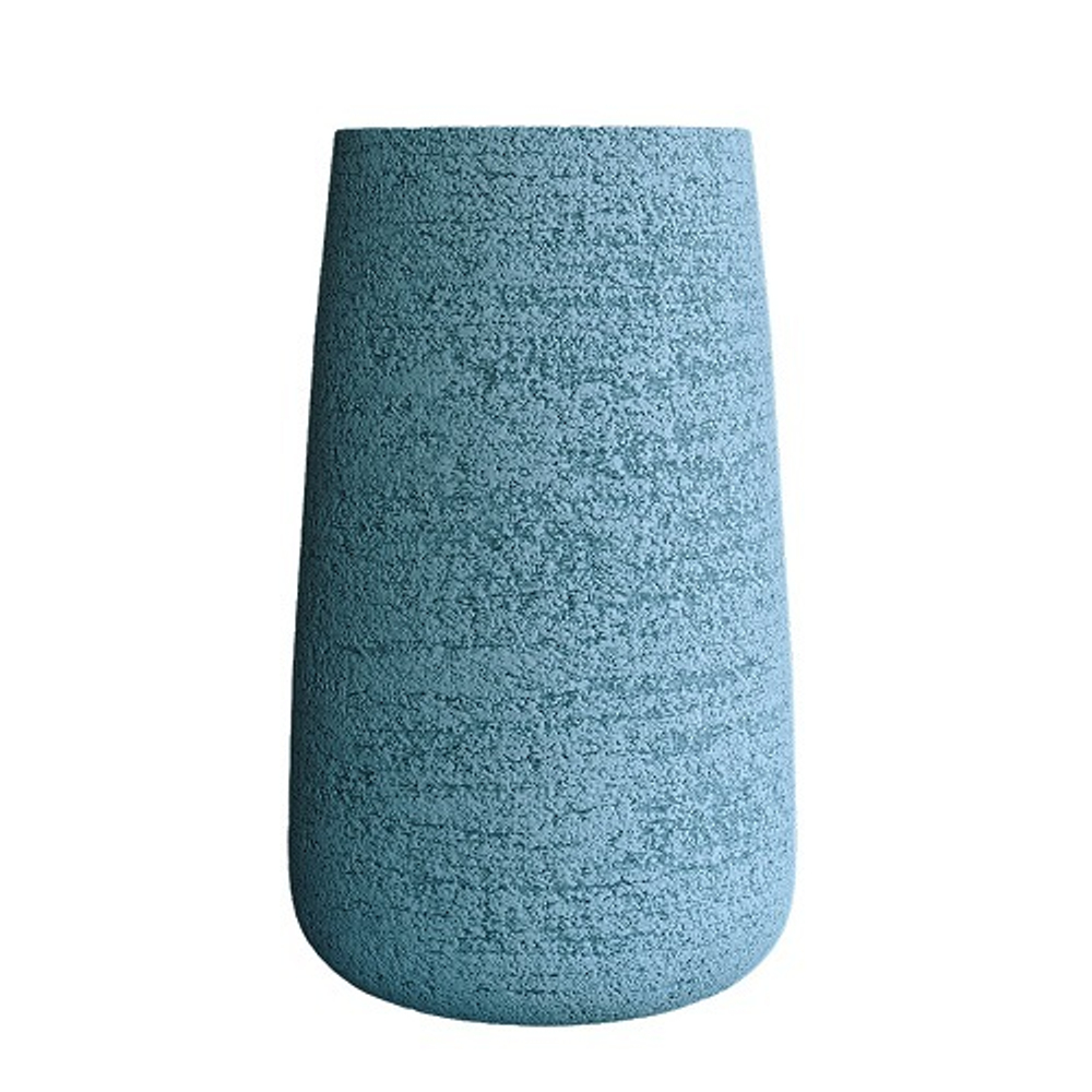 Кашпо Concretika Cone D36 H75 Erosia Blue