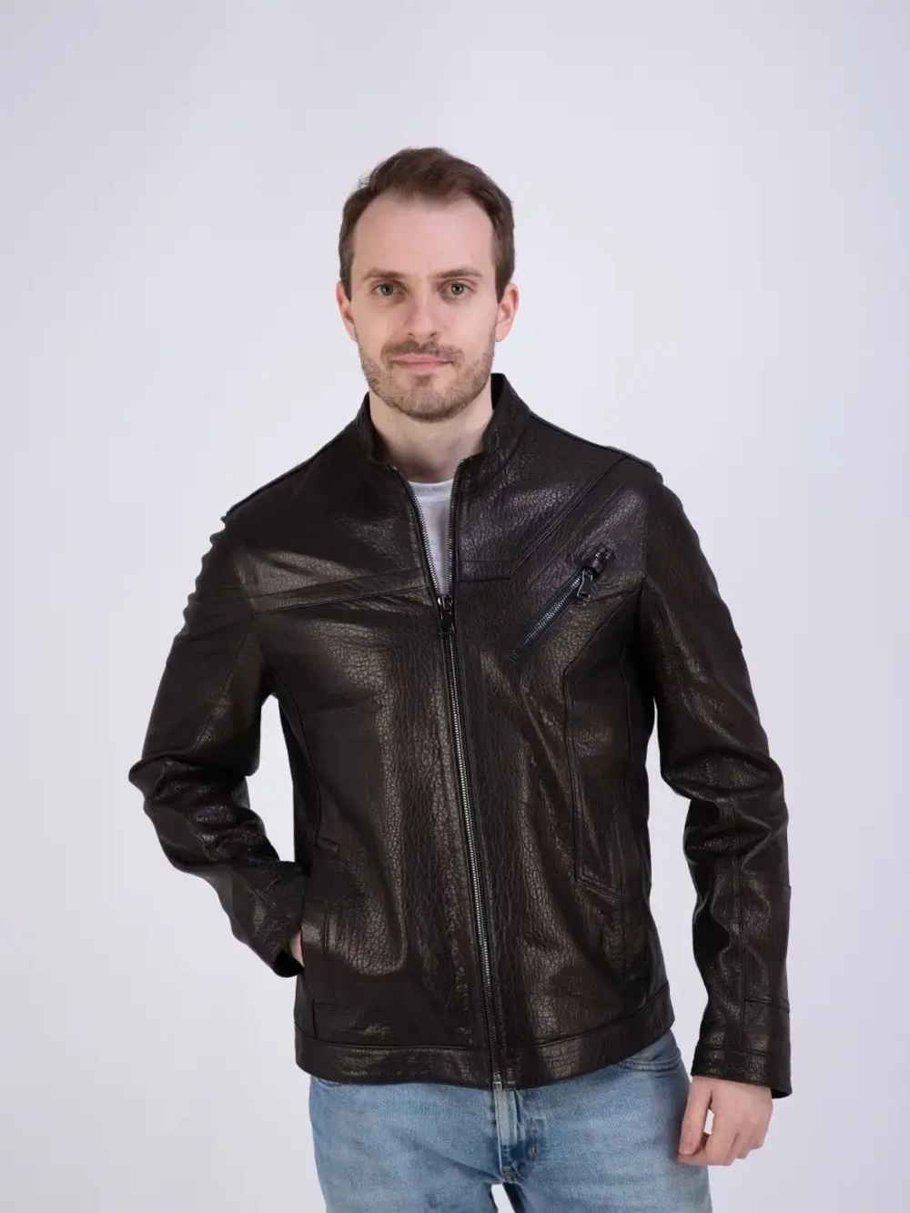 Куртка мужская  из натуральной кожи