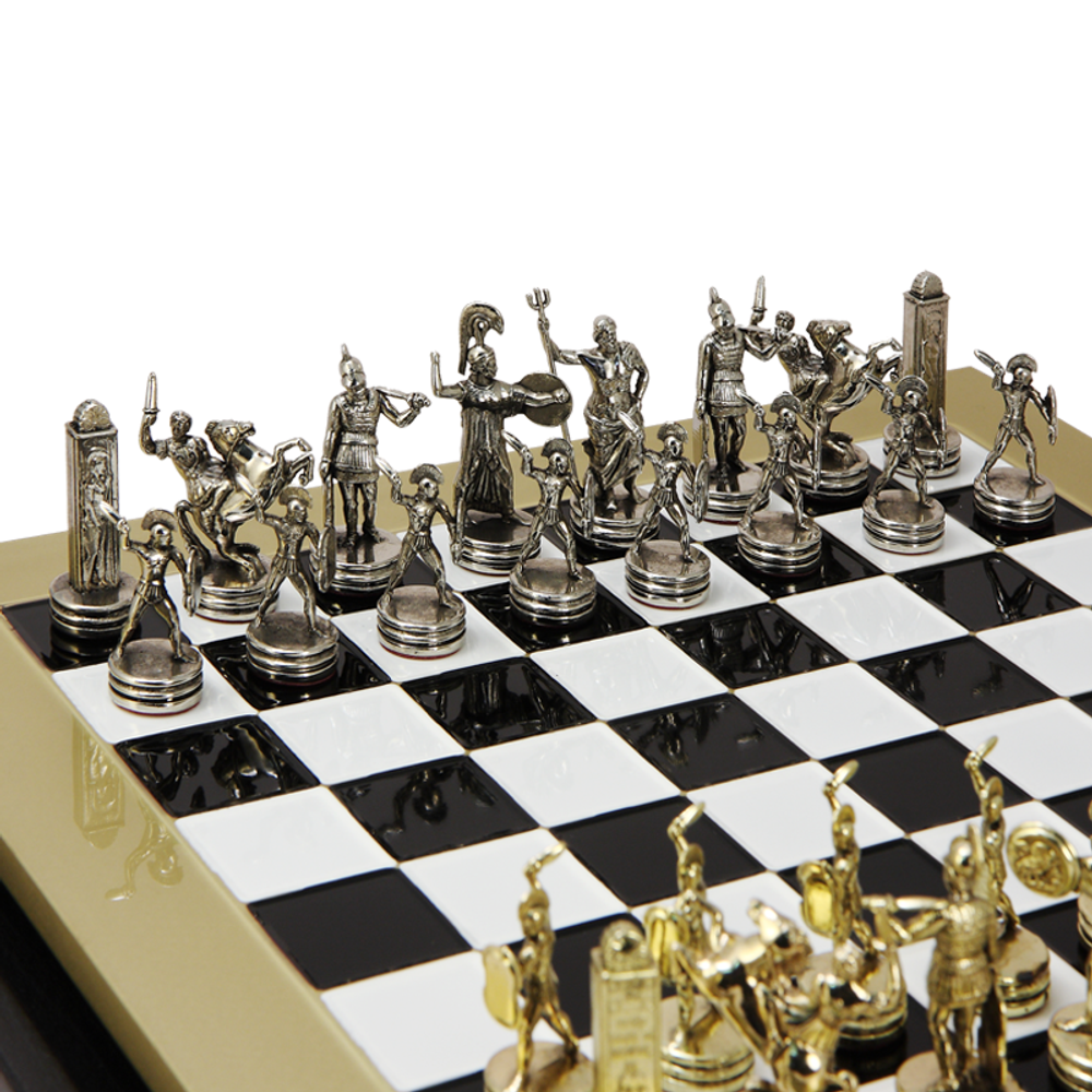 Manopoulos Шахматный набор Троянская война