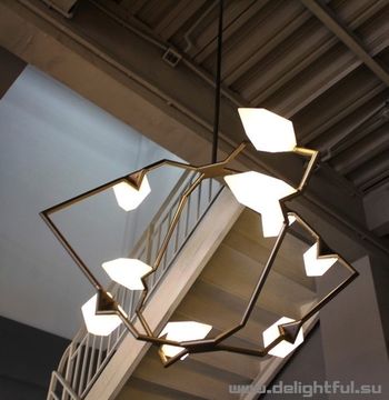 replica Seed chandelier by Bec Brittain for Roll & Hill ( black )