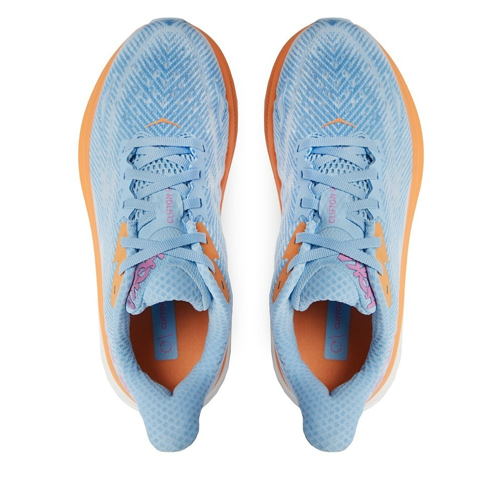 Кроссовки женские HOKA W CLIFTON 9 WIDE Airy Blue / Ice Water