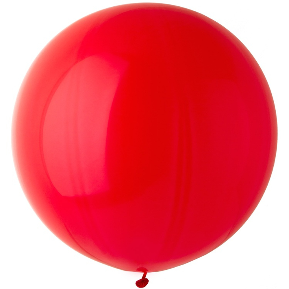 Шар латексный Пастель 69 см (Красный)