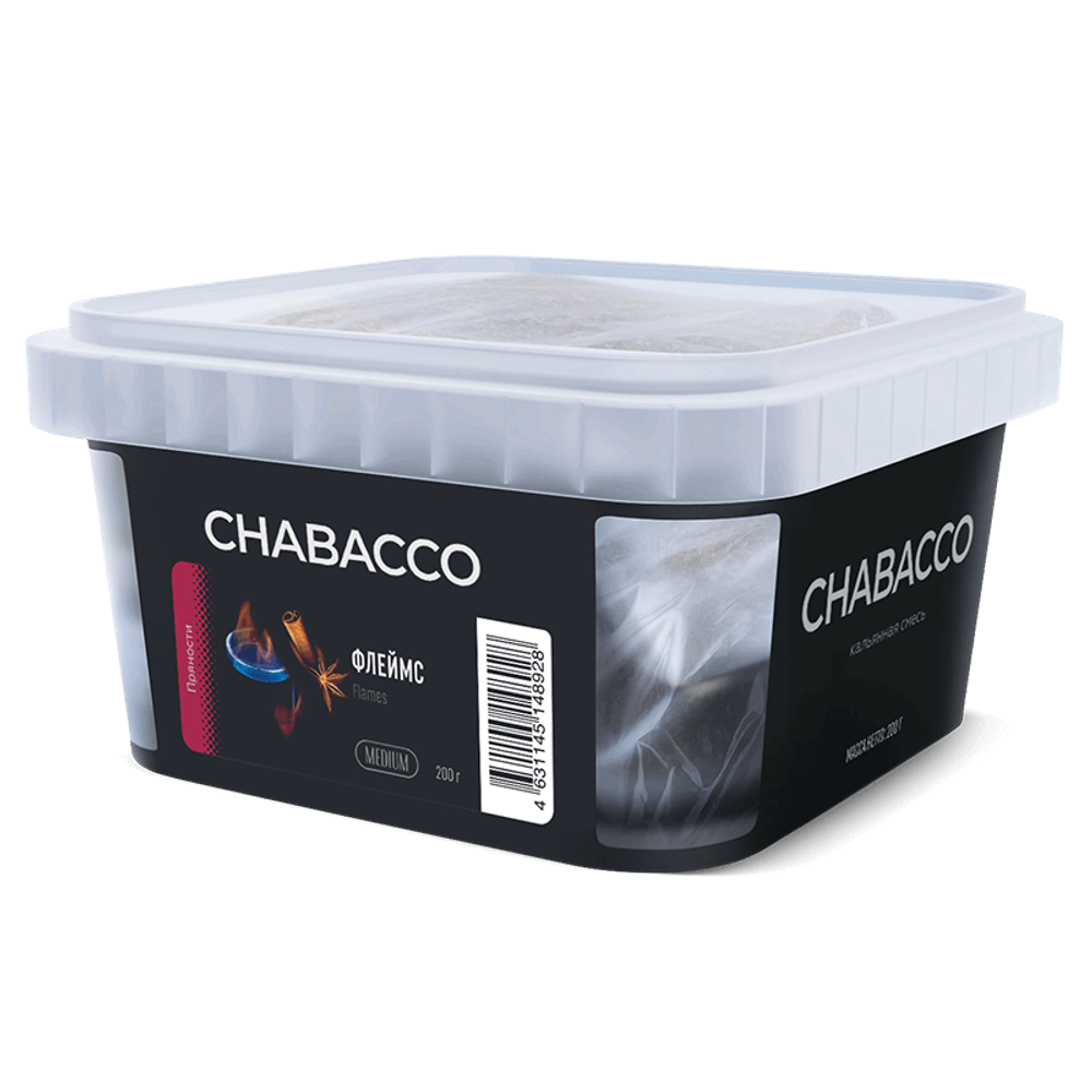 Бестабачная смесь для кальяна Chabacco Medium Flames (Флеймс) 200 гр.