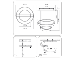 Ambrella Подвесной светодиодный светильник с пультом управления Original FA6612