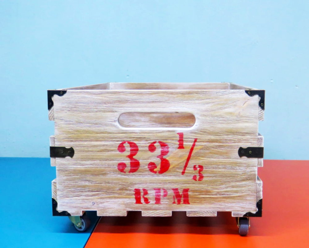 Ящик Для Хранения Пластинок MagicWood (Pale Yellow)