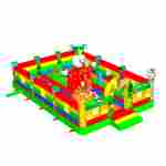 Коммерческий надувной батут «Веселый клоун», 9*6*4,5 м