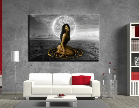 Постер "Девушка в дюнах"