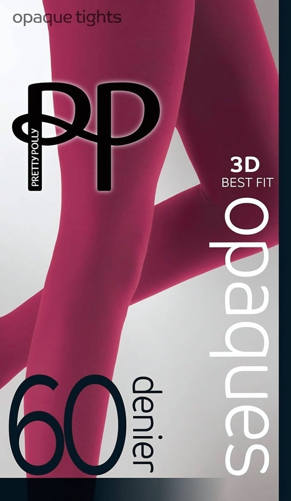 Бархатистые колготки Coloured Opaques (Размер: XL) (Цвет: красный)