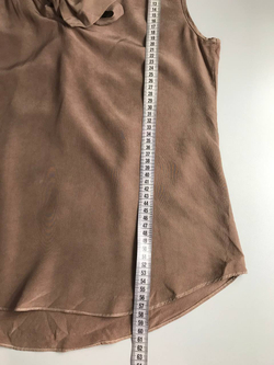 Блузка шелковая, маркировка L, визуально на 48 размер