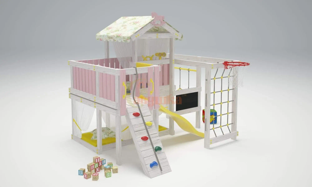 Игровой комплекс из дерева"Baby - 8"